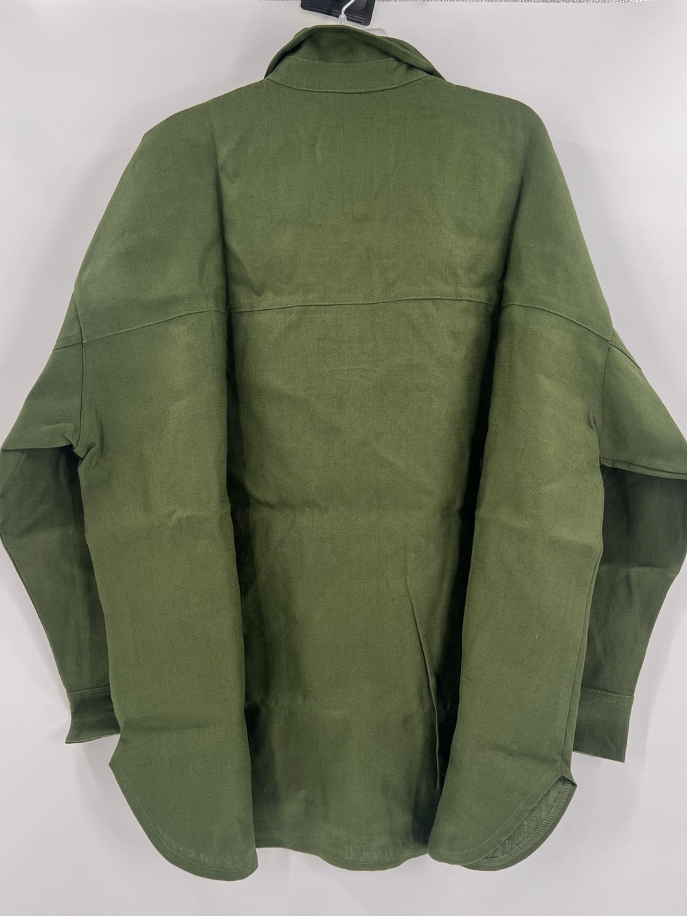 Free Label Pine Linen Cora Shacket Olive Green 3X NWT $198 - Picture 4 of 9